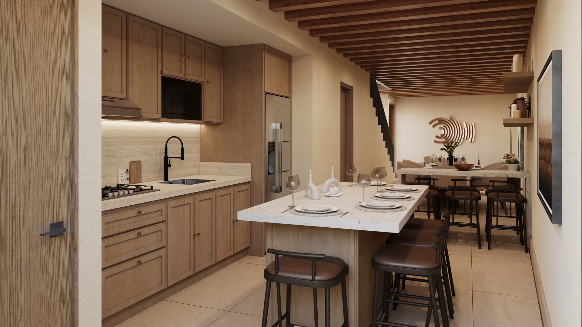 Interior de la villa Cedro