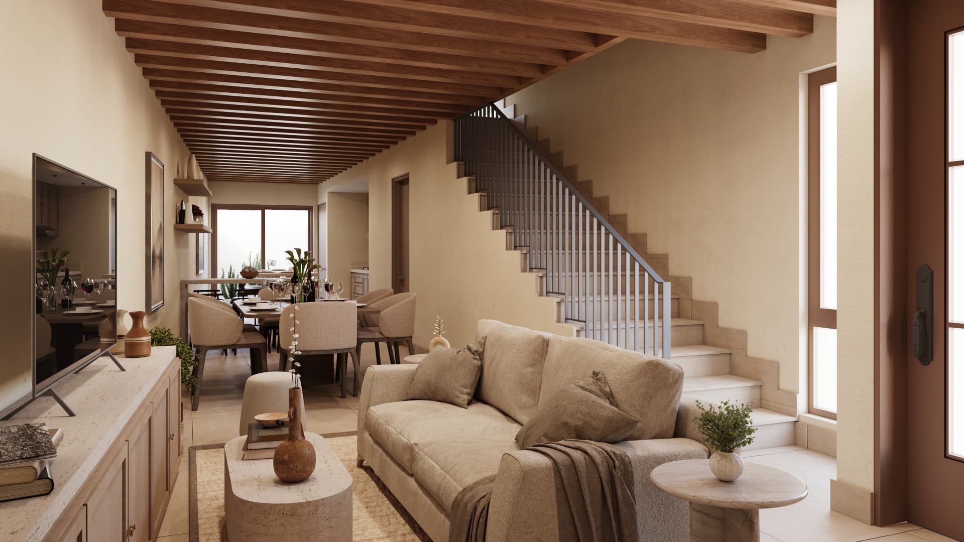 Interior de la villa Cedro