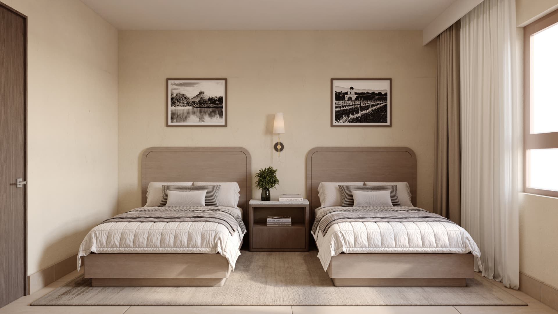 Interior de la villa Fresno